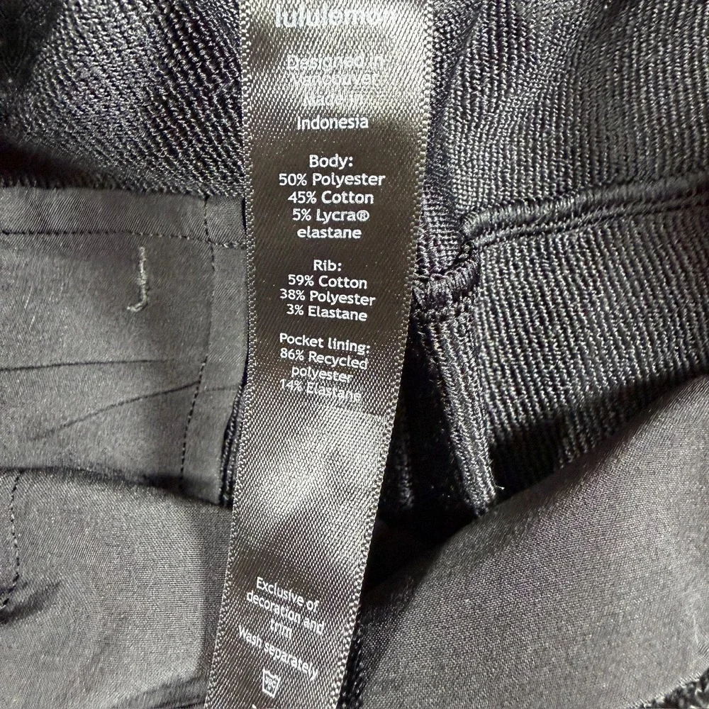 Lululemon City Sweat Short Mens Medium Heathered Black 9